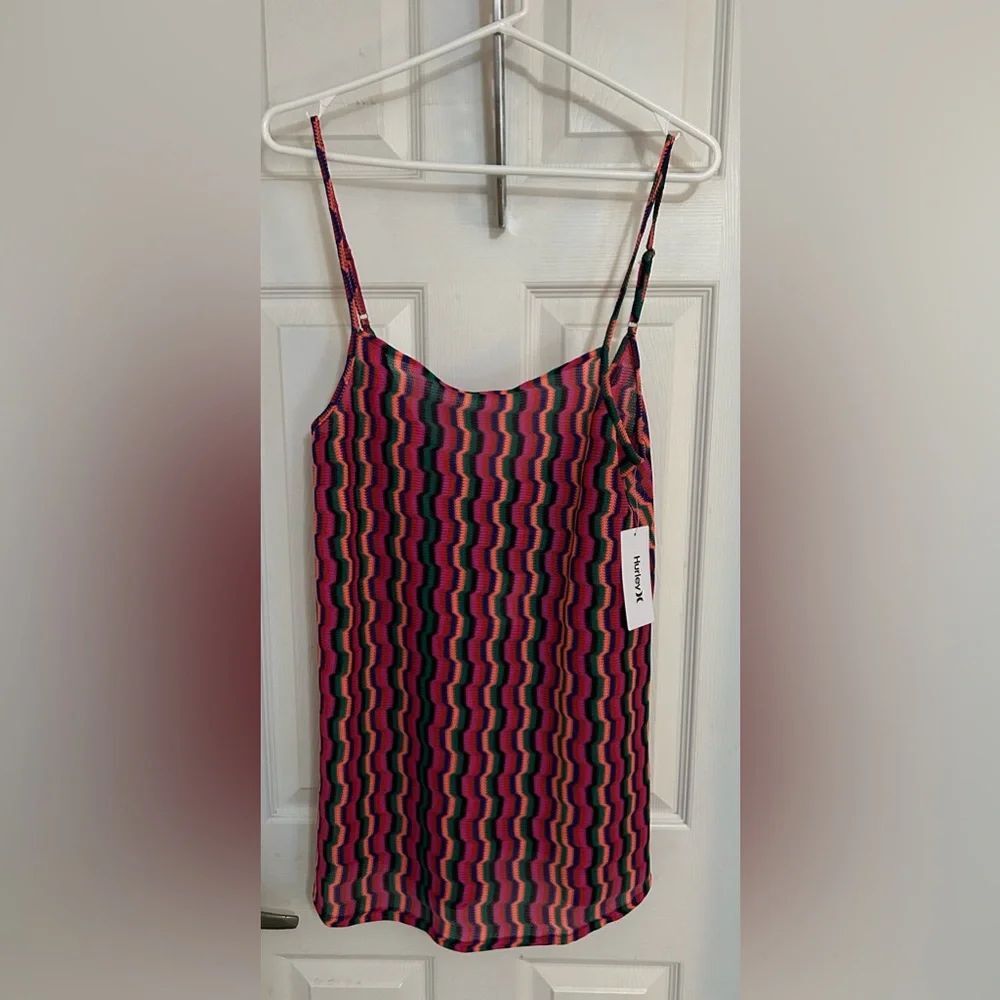 Hurley Zumba stripe mini dress size S